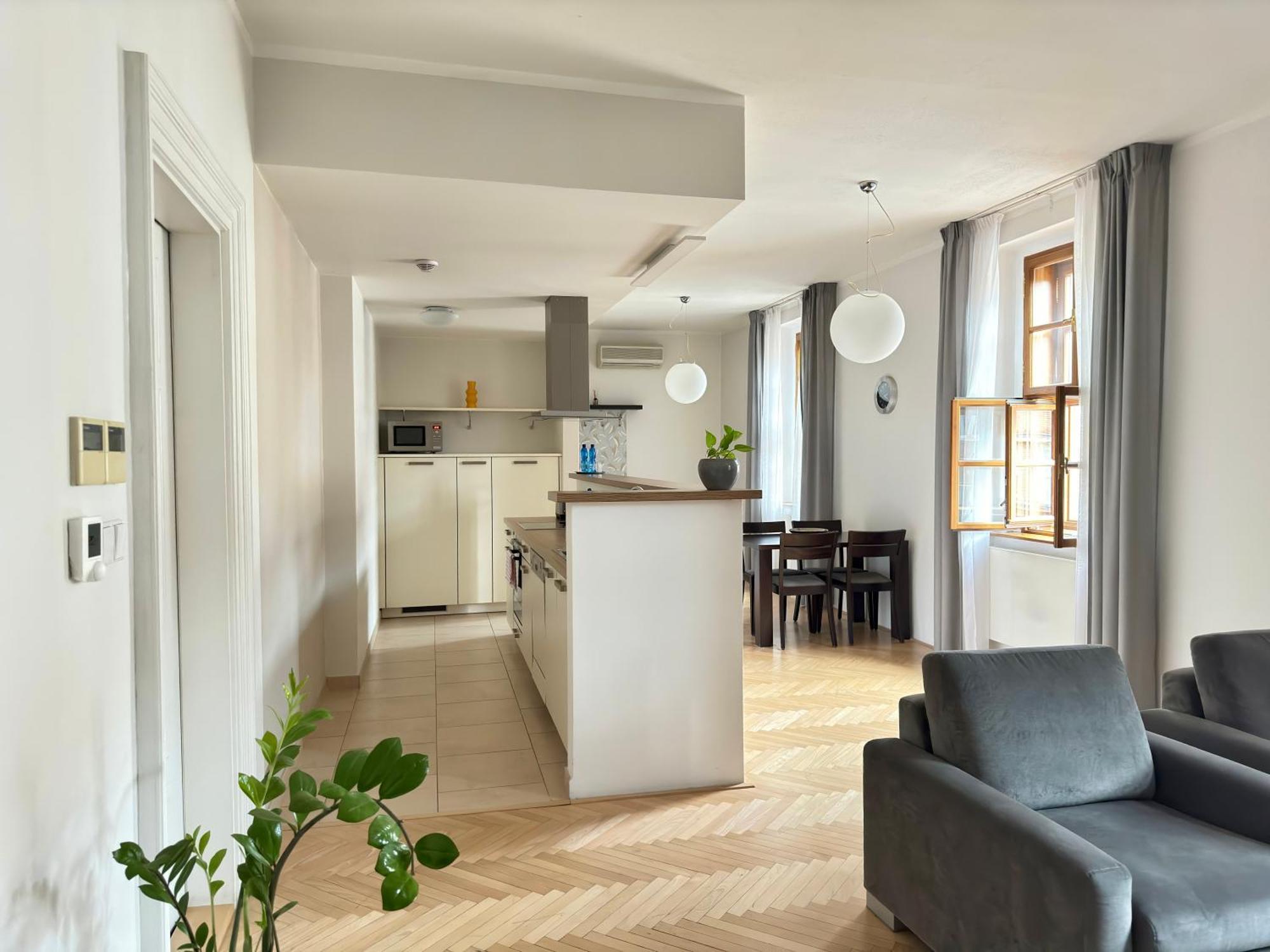 Rezidence Ostrovni Aparthotel Prag Exteriör bild